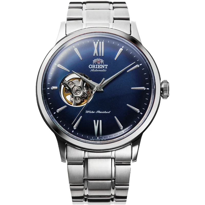 Montre Orient Bambino RA-AG0028L30B Cœur ouvert Bleu Automatique