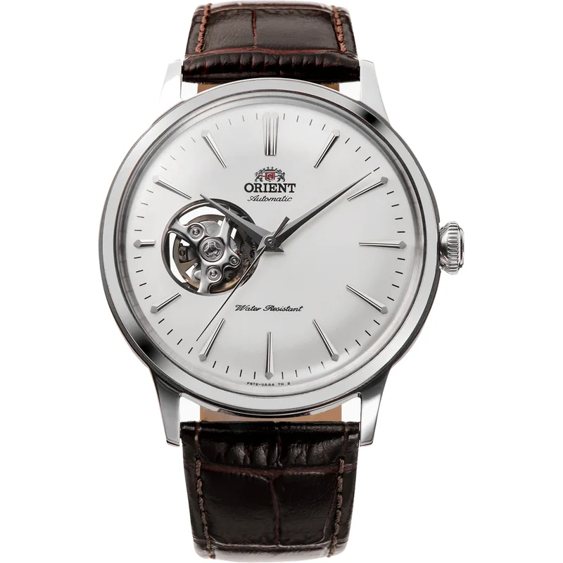 Montre Orient Bambino RA-AG0002S30B Cœur ouvert Blanc Automatique