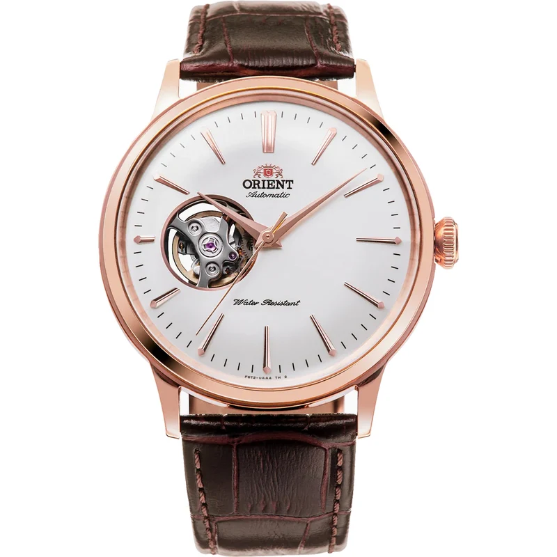 Montre Orient Bambino 2ème Génération RA-AG0001S30B Cœur ouvert Blanc Automatique