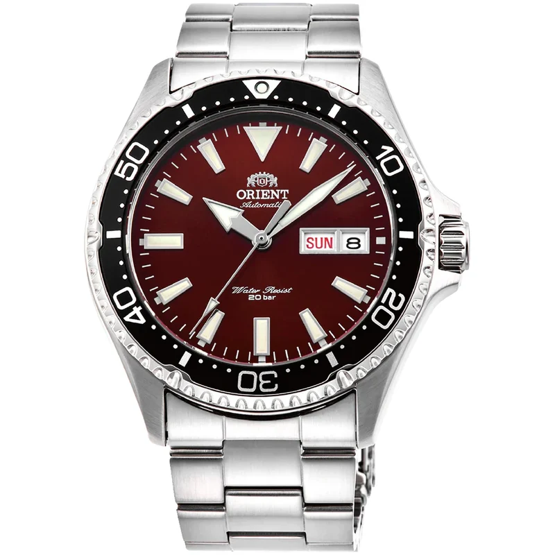 Montre Orient Mako III RA-AA0003R39B Kamasu Rouge Automatique
