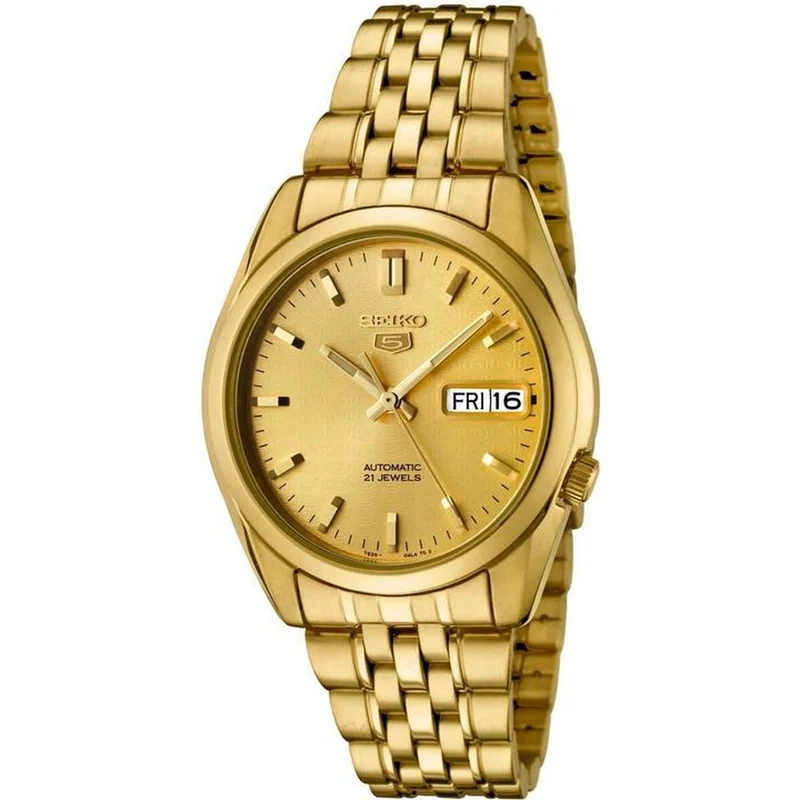Montre Seiko 5 Homme Automatique SNK366K1 Doré