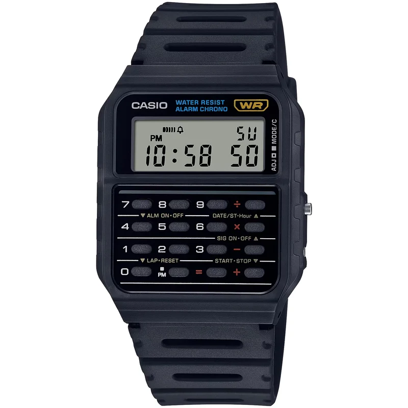 Montre Casio Homme CA-53W-1 Quartz Digitale Noir