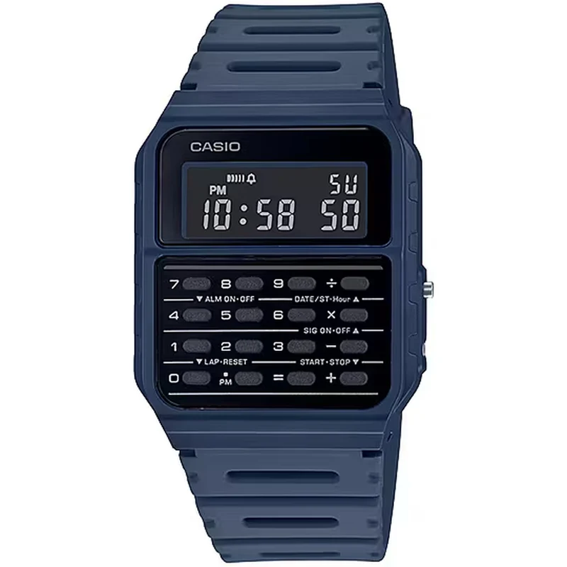 Montre Casio Homme CA-53WF-2B Quartz Digitale Bleu Noir