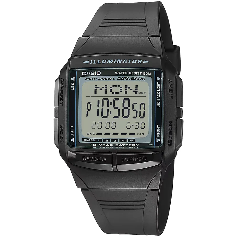 Montre Casio Homme DB-36-1A Quartz Digitale Noir