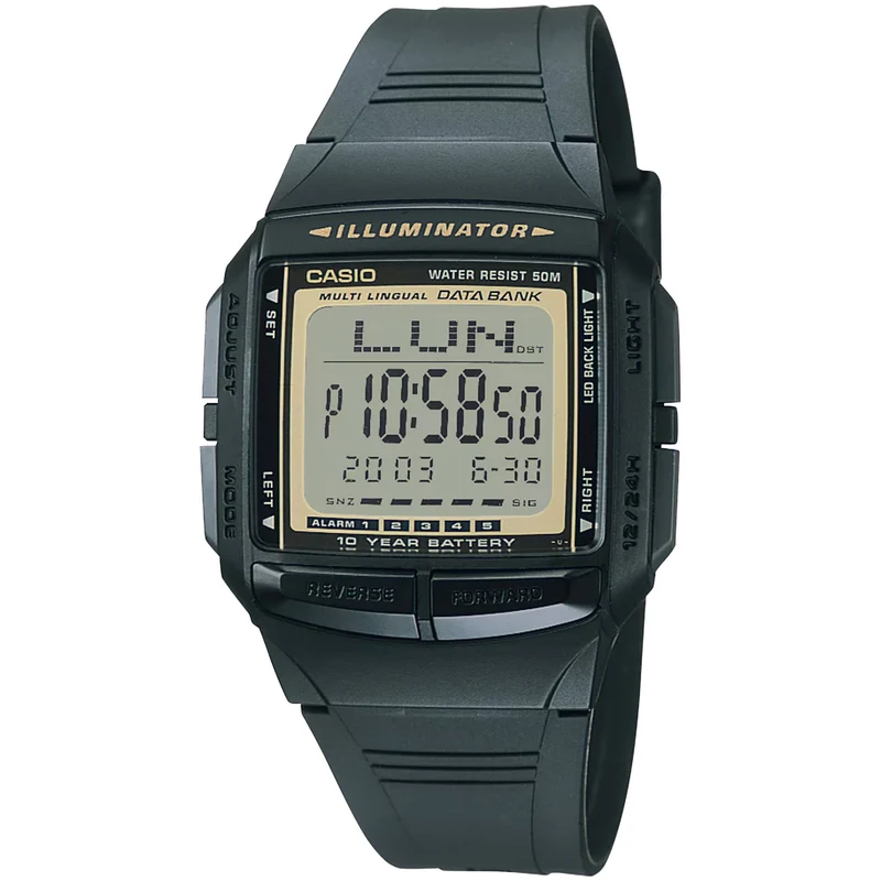 Montre Casio Homme DB-36-9A Quartz Digitale Noir