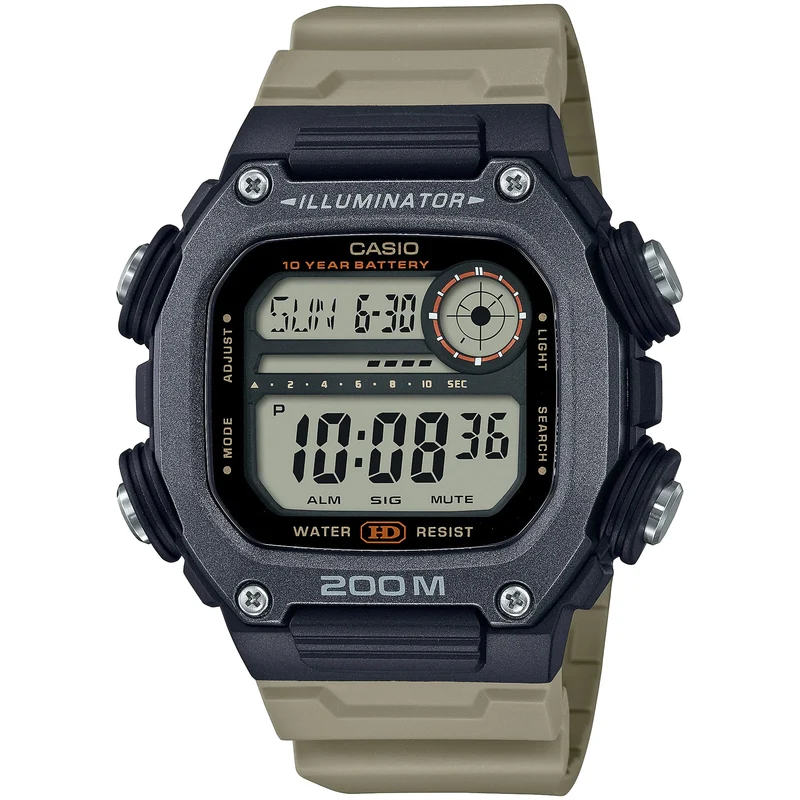 Montre Casio Homme DW-291HX-5A Quartz Digitale Noir Gris