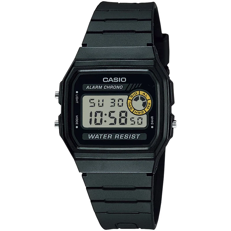 Montre Casio Mixte F-94WA-8 Quartz Digitale Noir