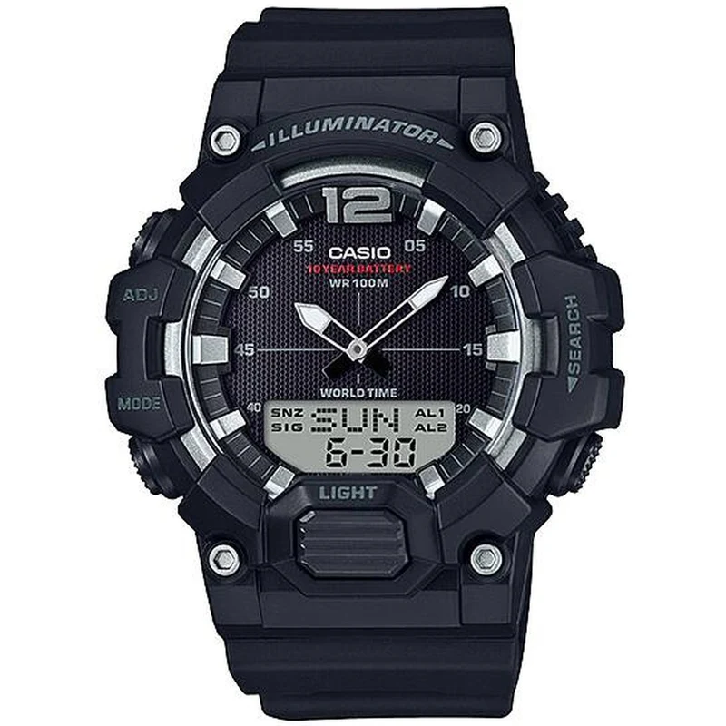 Montre Casio Homme HDC-700-1A Quartz Analogique / Digitale Noir