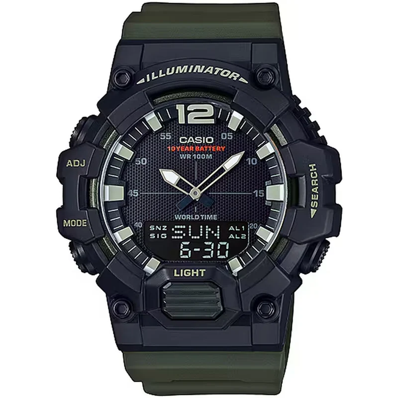 Montre Casio Homme HDC-700-3A Quartz Analogique / Digitale Noir
