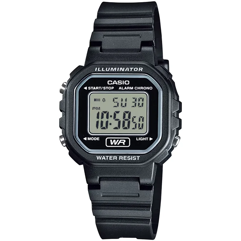Montre Casio Femme LA-20WH-1A Quartz Digitale Noir