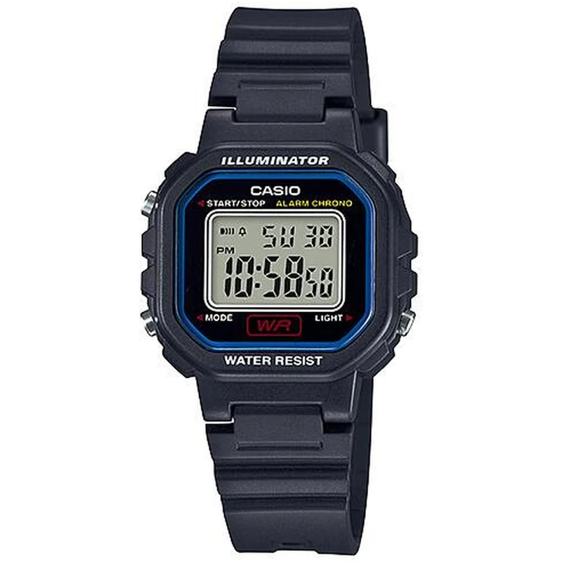 Montre Casio Femme LA-20WH-1C Quartz Digitale Noir Bleu