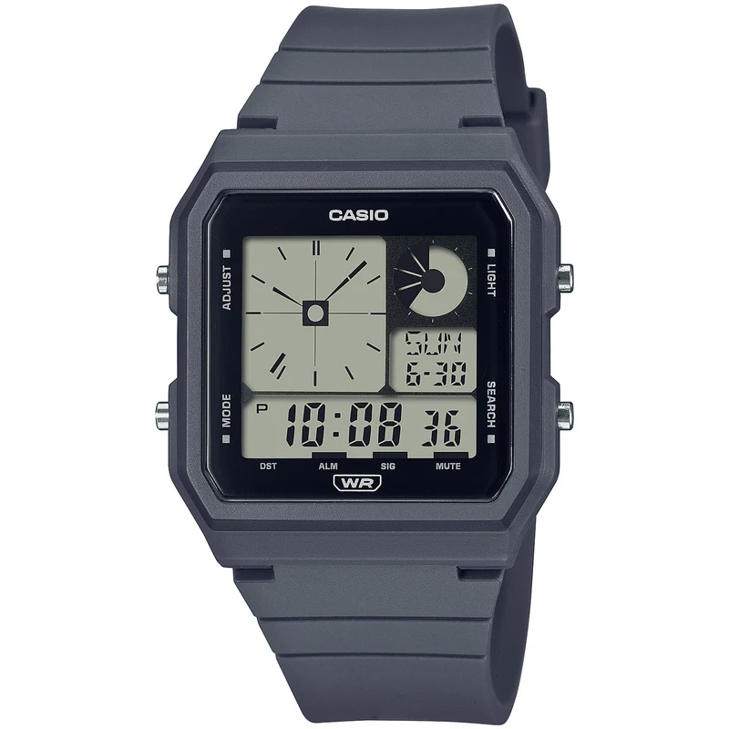 Montre Casio Femme LF-20W-8A2 Quartz Digitale Gris Noir
