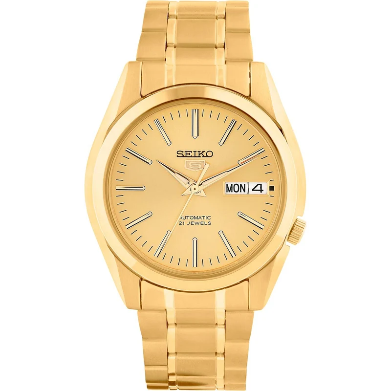 Montre Seiko 5 Homme Automatique SNKL48K1 Doré
