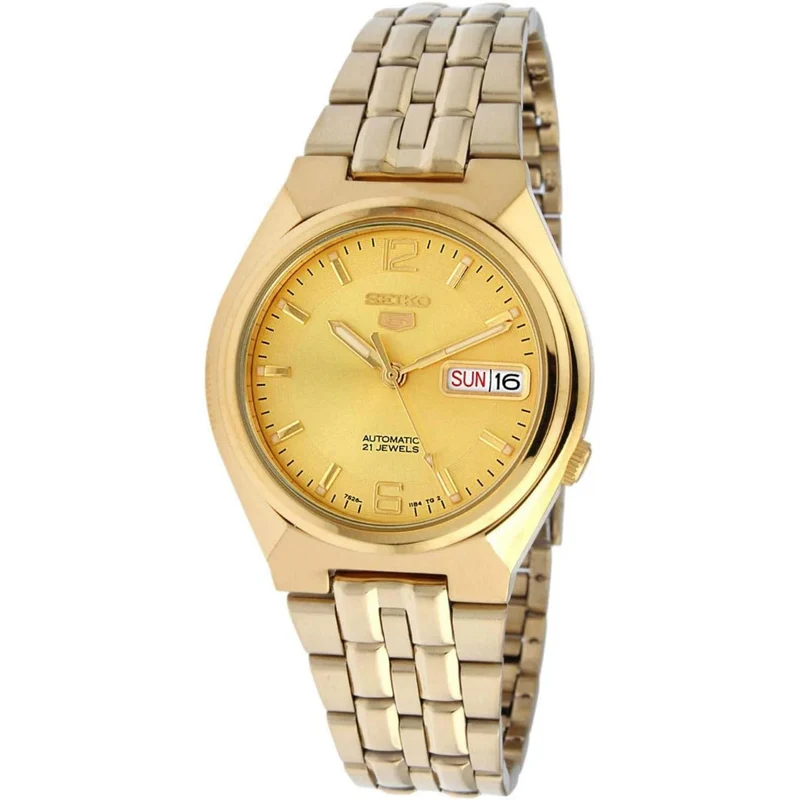 Montre Seiko 5 Homme Automatique SNKL64K1 Doré