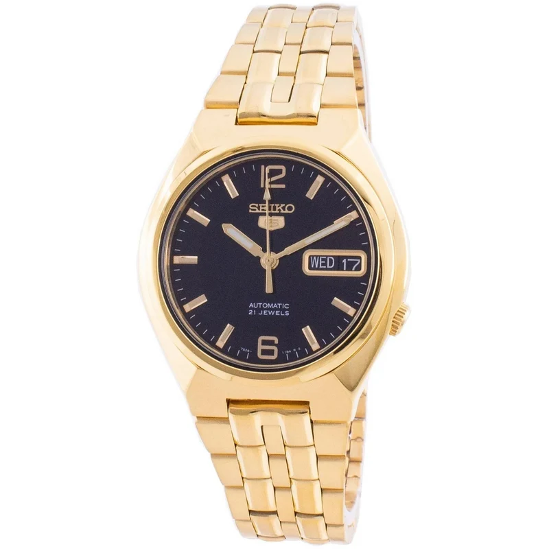 Montre Seiko 5 Homme Automatique SNKL66K1 Doré Noir