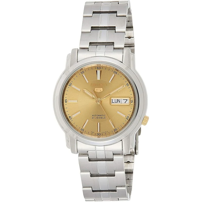 Montre Seiko 5 Homme Automatique SNKL81K1 Doré