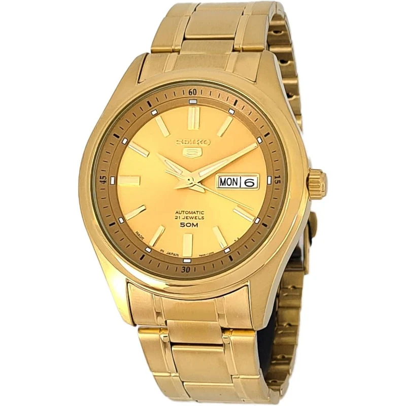 Montre Seiko 5 Homme Automatique SNKN96J1 Doré