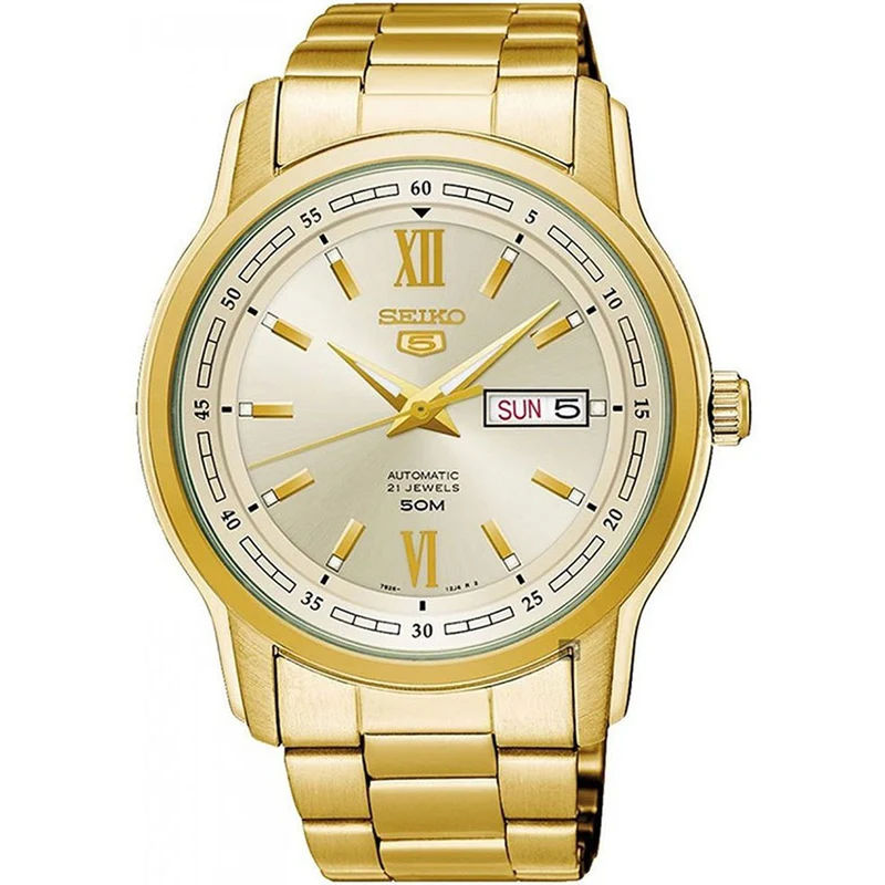 Montre Seiko 5 Homme Automatique SNKP20K1 Doré