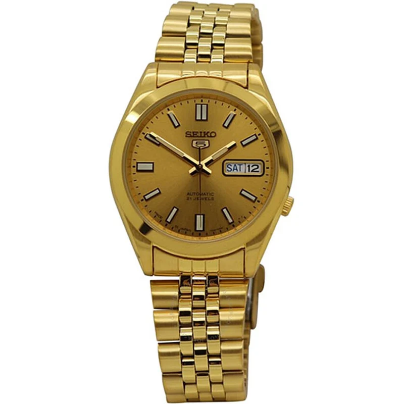 Montre Seiko 5 Homme Automatique SNXC34J5 Doré