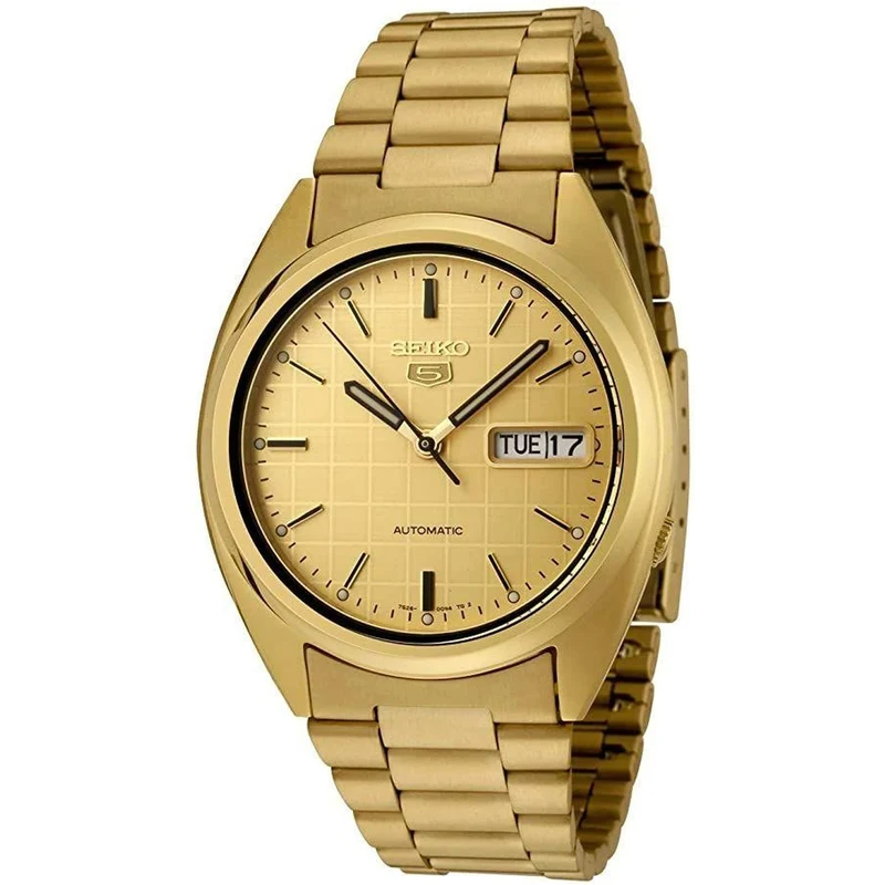Montre Seiko 5 Homme Automatique SNXL72K1 Doré