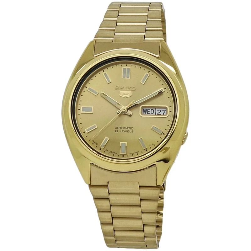 Montre Seiko 5 Homme Automatique SNXS80J1 Doré