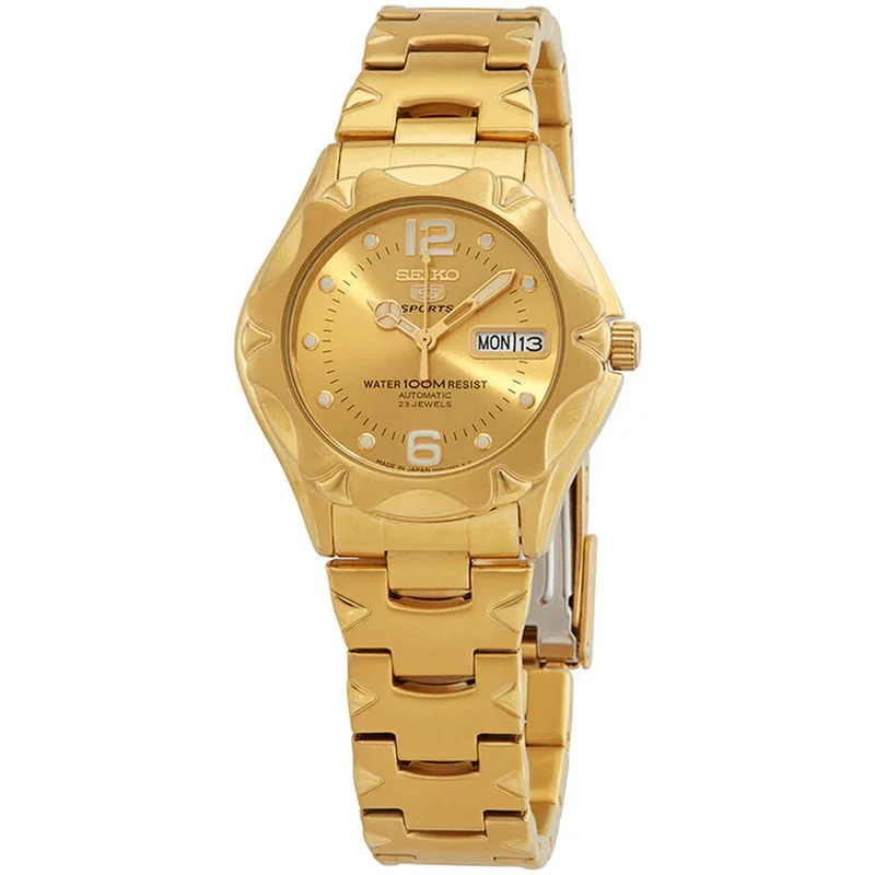 Montre Seiko 5 Sports Homme Automatique SNZ460J1 Doré