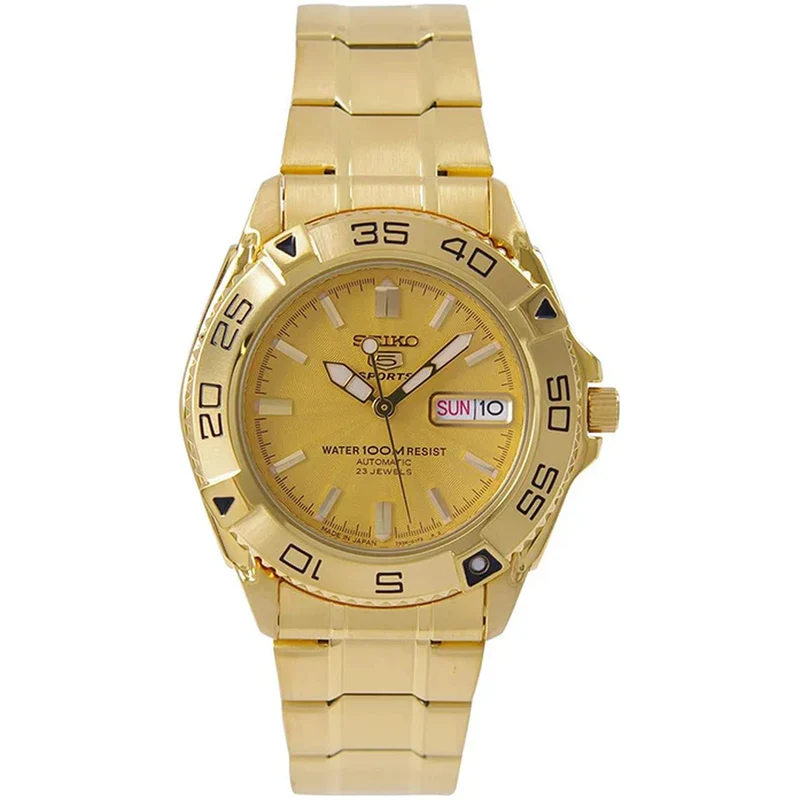 Montre Seiko 5 Sports Homme Automatique SNZB26J1 Doré