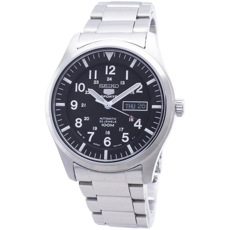Montre Seiko 5 Sports Homme Automatique SNZG13J1 Noir