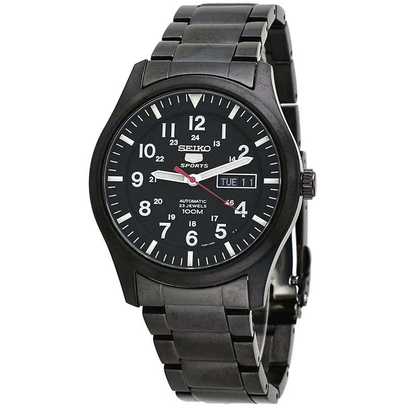 Montre Seiko 5 Sports Homme Automatique SNZG17J1 Noir
