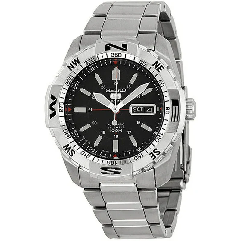 Montre Seiko 5 Sports Homme Automatique SNZJ05J1 Noir
