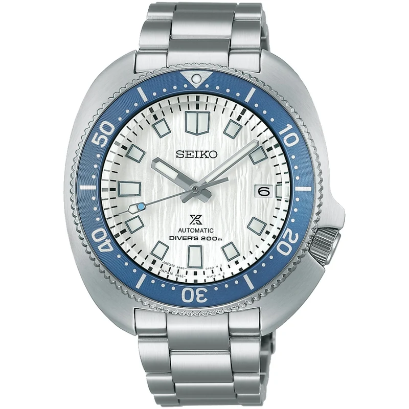 Montre Seiko Prospex Automatique Homme SPB301J1 Blanc Bleu Édition Save The Ocean