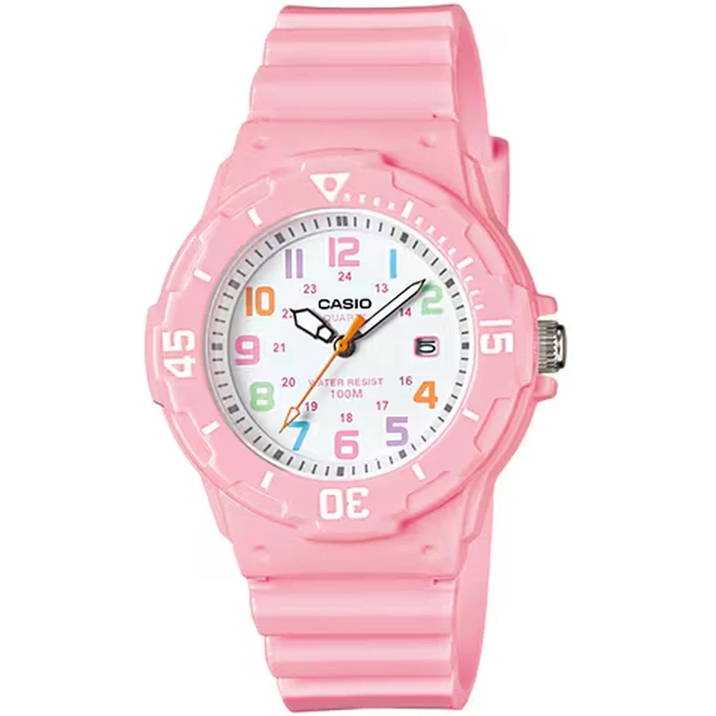 Montre Casio Femme LRW-200H-4B2 Quartz Analogique Rose Blanc Multicolore