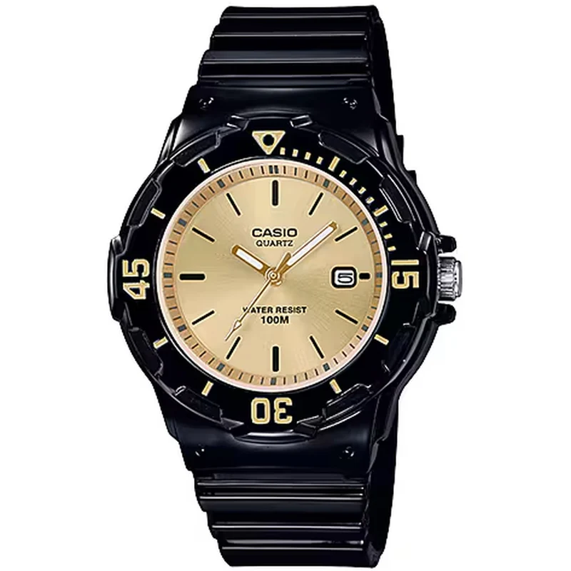 Montre Casio Femme LRW-200H-9E Quartz Analogique Noir Doré