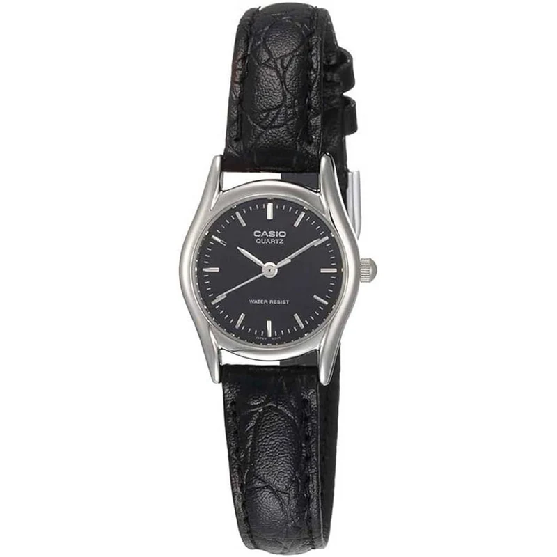 Montre Casio Femme LTP-1094E-1A Quartz Analogique Argent Noir