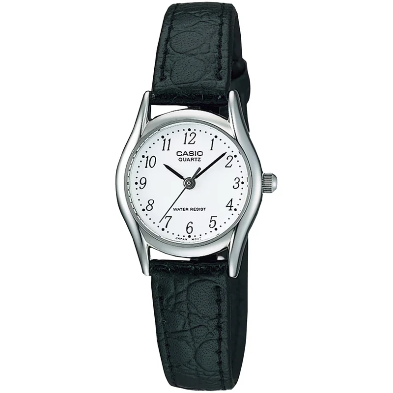 Montre Casio Femme LTP-1094E-7B Quartz Analogique Argent Blanc