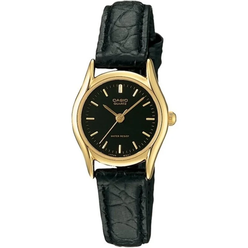 Montre Casio Femme LTP-1094Q-1A Quartz Analogique Doré Noir