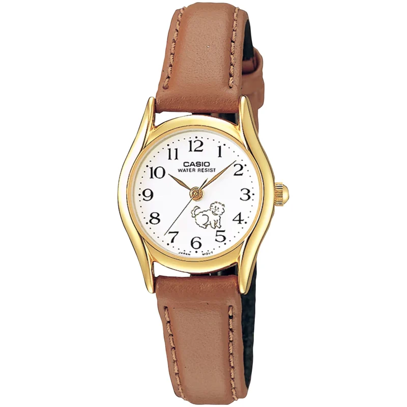 Montre Casio Femme LTP-1094Q-7B7 Quartz Analogique Doré Blanc
