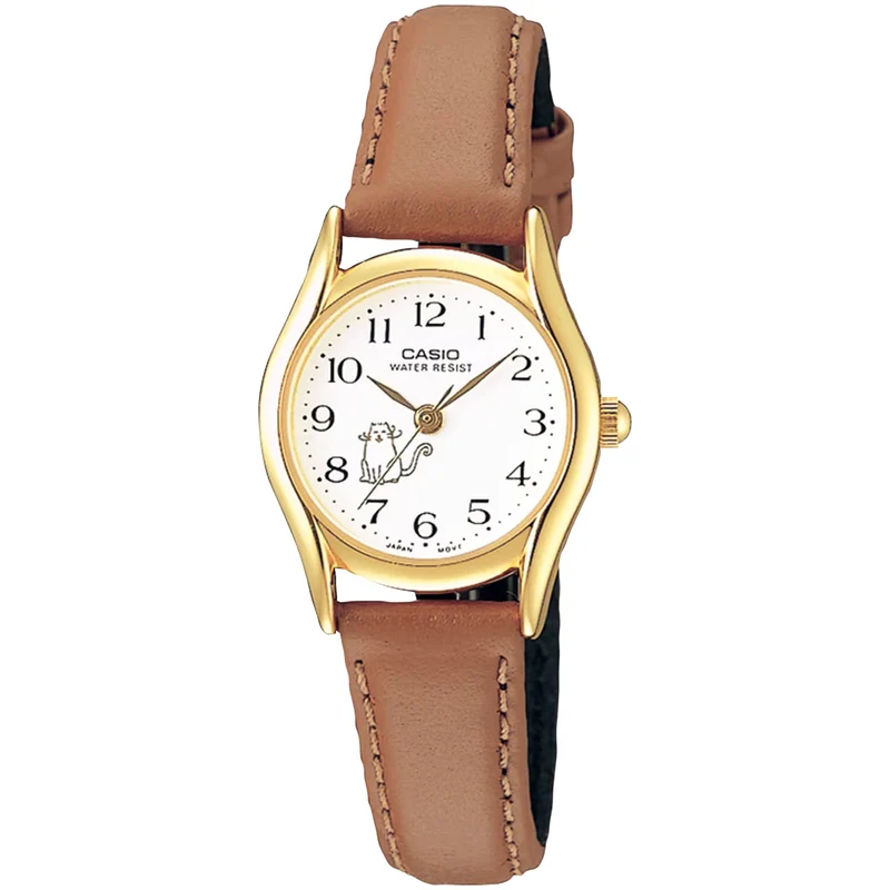 Montre Casio Femme LTP-1094Q-7B8 Quartz Analogique Doré Blanc