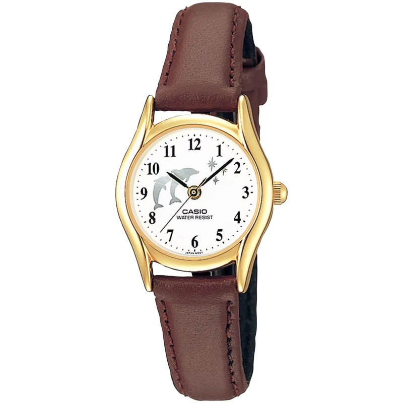 Montre Casio Femme LTP-1094Q-7B9 Quartz Analogique Doré Blanc
