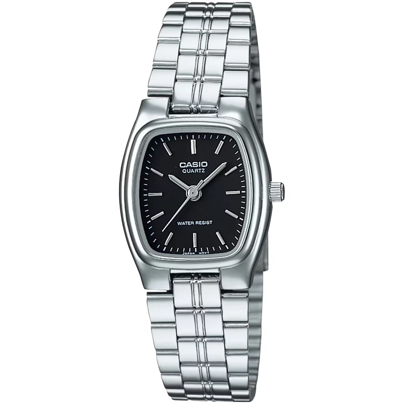 Montre Casio Femme LTP-1169D-1A Quartz Analogique Argent Noir