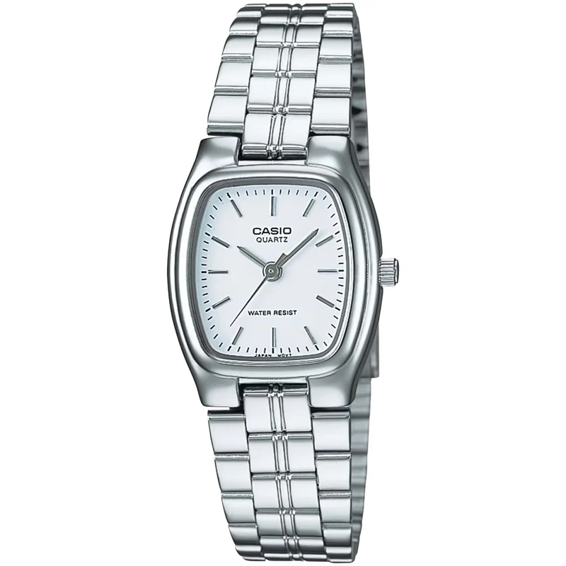 Montre Casio Femme LTP-1169D-7A Quartz Analogique Argent Blanc