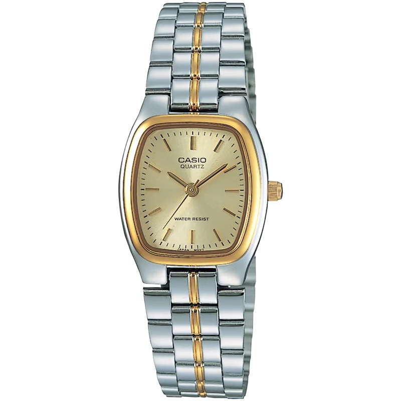 Montre Casio Femme LTP-1169G-9A Quartz Analogique Argent or Doré