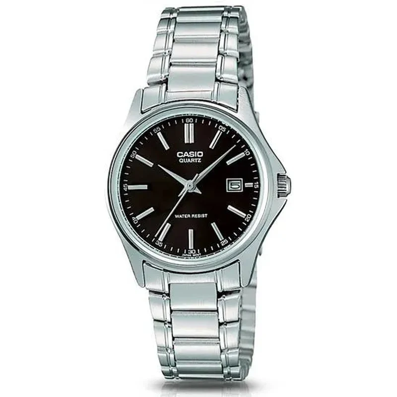 Montre Casio Femme LTP-1183A-1A Quartz Analogique Argent Noir
