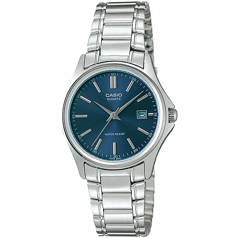 Montre Casio Femme LTP-1183A-2A Quartz Analogique Argent Bleu