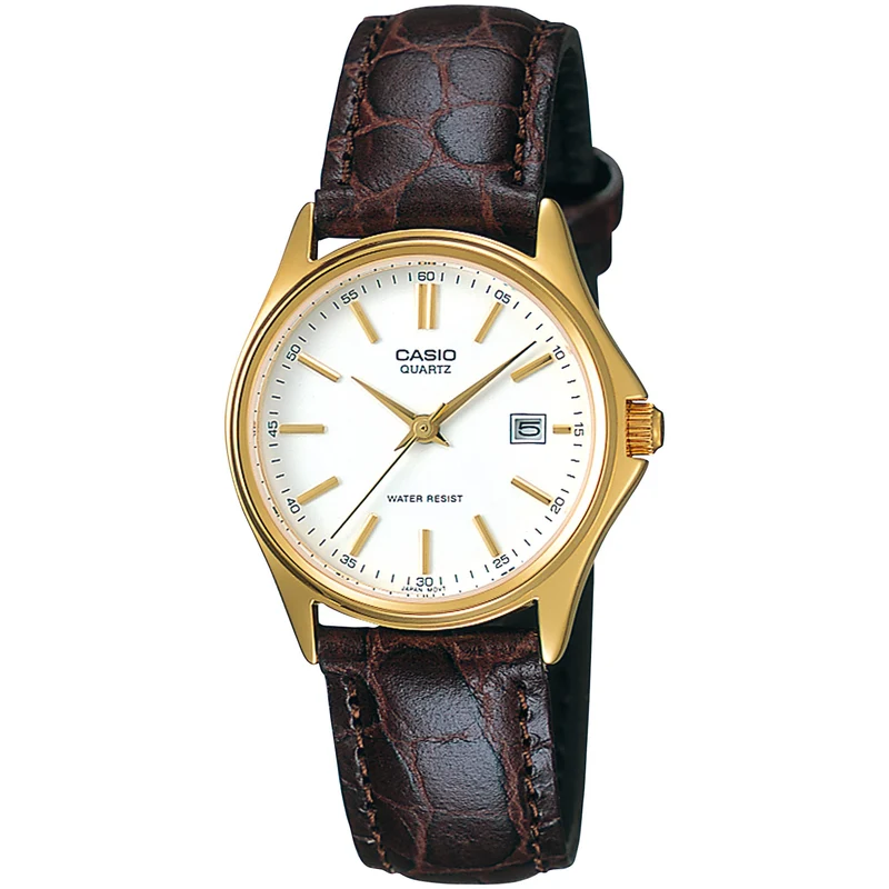 Montre Casio Femme LTP-1183Q-7A Quartz Analogique Doré Blanc