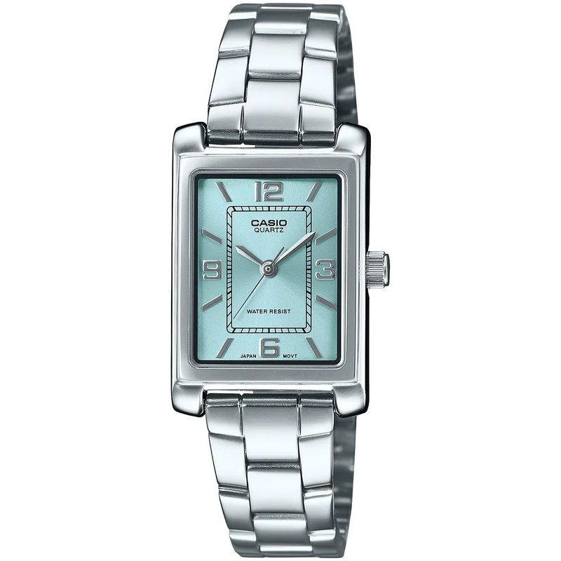 Montre Casio Femme LTP-1234DD-2A Quartz Analogique Argent Bleu