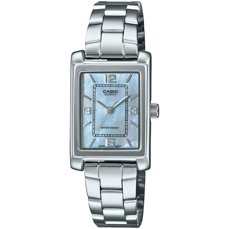 Montre Casio Femme LTP-1234DS-2A Quartz Analogique Argent Bleu