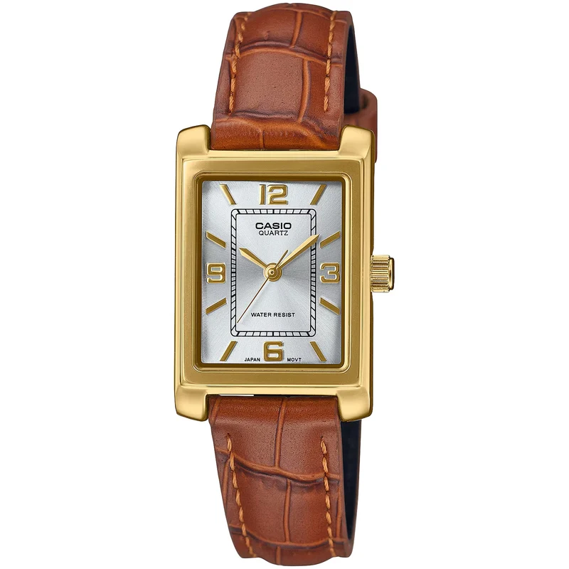 Montre Casio Femme LTP-1234GLL-7A Quartz Analogique Doré Argent