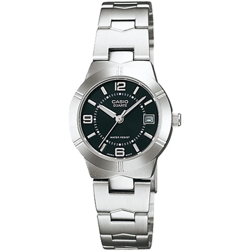 Montre Casio Femme LTP-1241D-1A Quartz Analogique Argent Noir