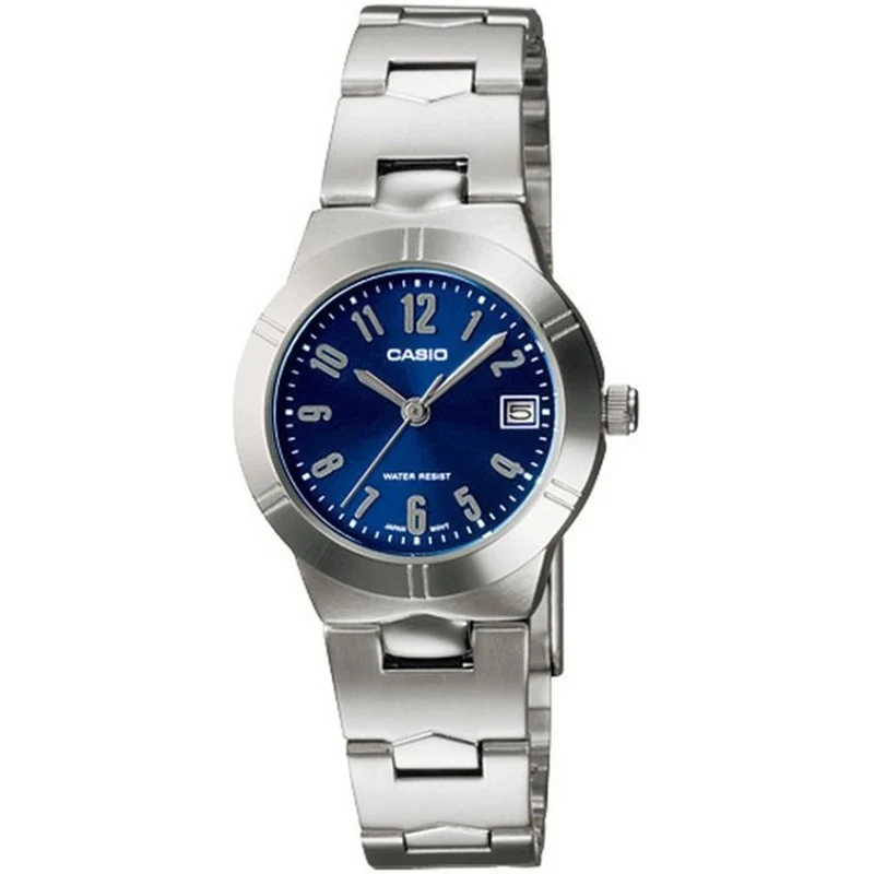 Montre Casio Femme LTP-1241D-2A2 Quartz Analogique Argent Bleu